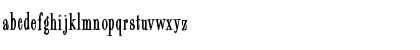 BigFlirt Regular Font Lowercase Preview