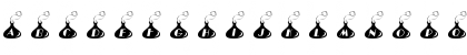 Download 101! KisseZ Regular Font Lowercase Preview