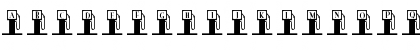 Download 101! Unleaded Fuel Only Regular Font Lowercase Preview