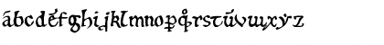 Download 12th c. Abbey Regular Font Lowercase Preview