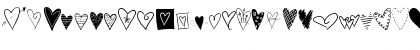 Download 2Peas Graphic Hearts Regular Font
