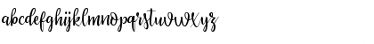 Download Priscilla Script Regular Font Lowercase Preview