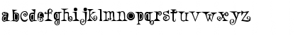 Download A Weird Party Regular Font Lowercase Preview