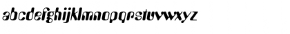 Download A770-Deco Italic Font Lowercase Preview