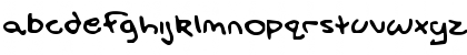 Download Aaron Font Hand Font Lowercase Preview