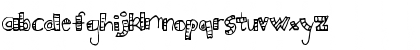 Download Abbys_candycane regular Font Lowercase Preview