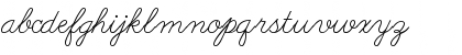 Download Abc Cursive Regular Font Lowercase Preview