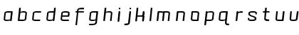 Download Quota Bold Italic Ext. Font Lowercase Preview