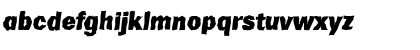 Download AdamBeckerRandom-Heavy Italic Font Lowercase Preview