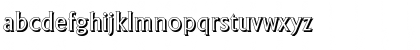 Download AdelonShadow Regular Font Lowercase Preview