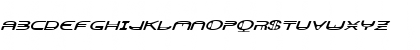 Download AeratorObliqueA Regular Font Lowercase Preview