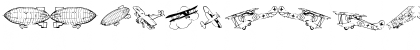 Download Aeroplanes Regular Font Lowercase Preview