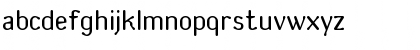 Download AES Regular Font Lowercase Preview
