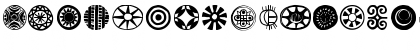 Download African Ornaments Regular Font Lowercase Preview