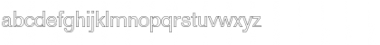 Download AGOldFace Outline Font Lowercase Preview