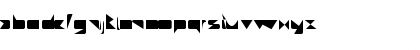 Download BizarreLapped Regular Font Lowercase Preview