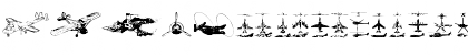 Download Aircraft2 Regular Font Lowercase Preview