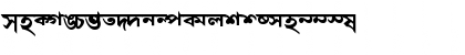 Download AkrutiBngBharati Bold Font Lowercase Preview