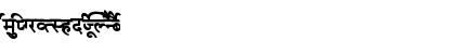 Download AkrutiDevBharani Bold Font Lowercase Preview