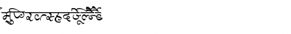Download AkrutiDevManorama Bold Font Lowercase Preview