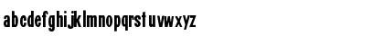 Download Black Condensed HPLHS Font Lowercase Preview