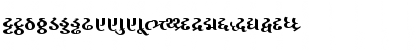 Download AkrutiGujMamata Bold Font Lowercase Preview