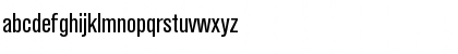 Download AkzentCond DB Regular Font Lowercase Preview