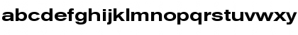 Download AkzentExtendedMedium Regular Font Lowercase Preview