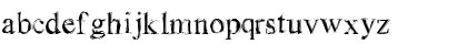 Download AL Scratched Regular Font Lowercase Preview
