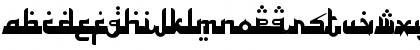 Download Alhambra Deep Regular Font Lowercase Preview