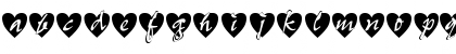 Download All-Hearts Normal Font Lowercase Preview