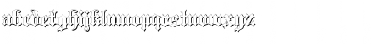 Download Blackletter Shadow Regular Font Lowercase Preview