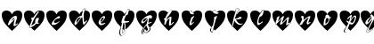 Download AllHeartsNormal Medium Font Lowercase Preview