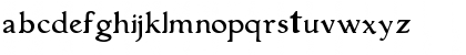 Download AlpenhornSSK Regular Font Lowercase Preview
