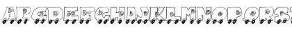 Download AlphaCar Regular Font Lowercase Preview