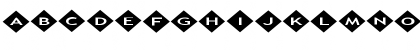 Download AlphaShapes diamonds 2 Normal Font Lowercase Preview
