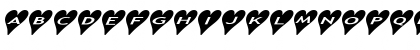 Download AlphaShapes hearts 2a Normal Font Lowercase Preview