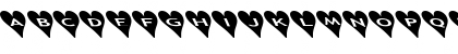 Download AlphaShapes hearts 2b Normal Font Lowercase Preview