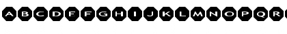 Download AlphaShapes octagons Normal Font Lowercase Preview