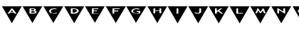 Download AlphaShapes triangles 2 Normal Font Lowercase Preview