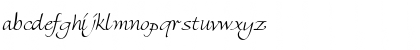 Download AmbienteScriptSSK Regular Font Lowercase Preview