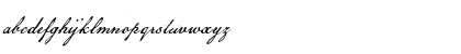 Download American Scribe Regular Font Lowercase Preview