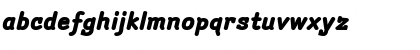 Download AmintaBlackItalic Regular Font Lowercase Preview