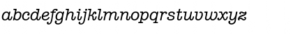 Download AmTypewriterMdITC Italic Font Lowercase Preview