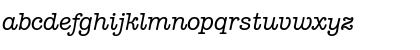 Download AmTypewriterMdITCTT Italic Font Lowercase Preview