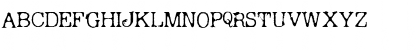 Download Andreas Typewriter Regular Font Lowercase Preview