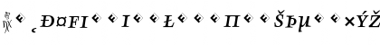 Download AngkoonTF-MediumItalicSCExp Regular Font Lowercase Preview