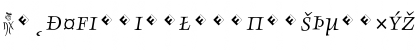 Download AngkoonTF-RegularItalicSCExp Regular Font Lowercase Preview