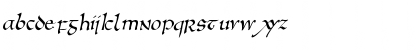 Download AnglosaxOblique Regular Font Lowercase Preview