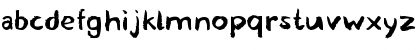 Download blemished Regular Font Lowercase Preview